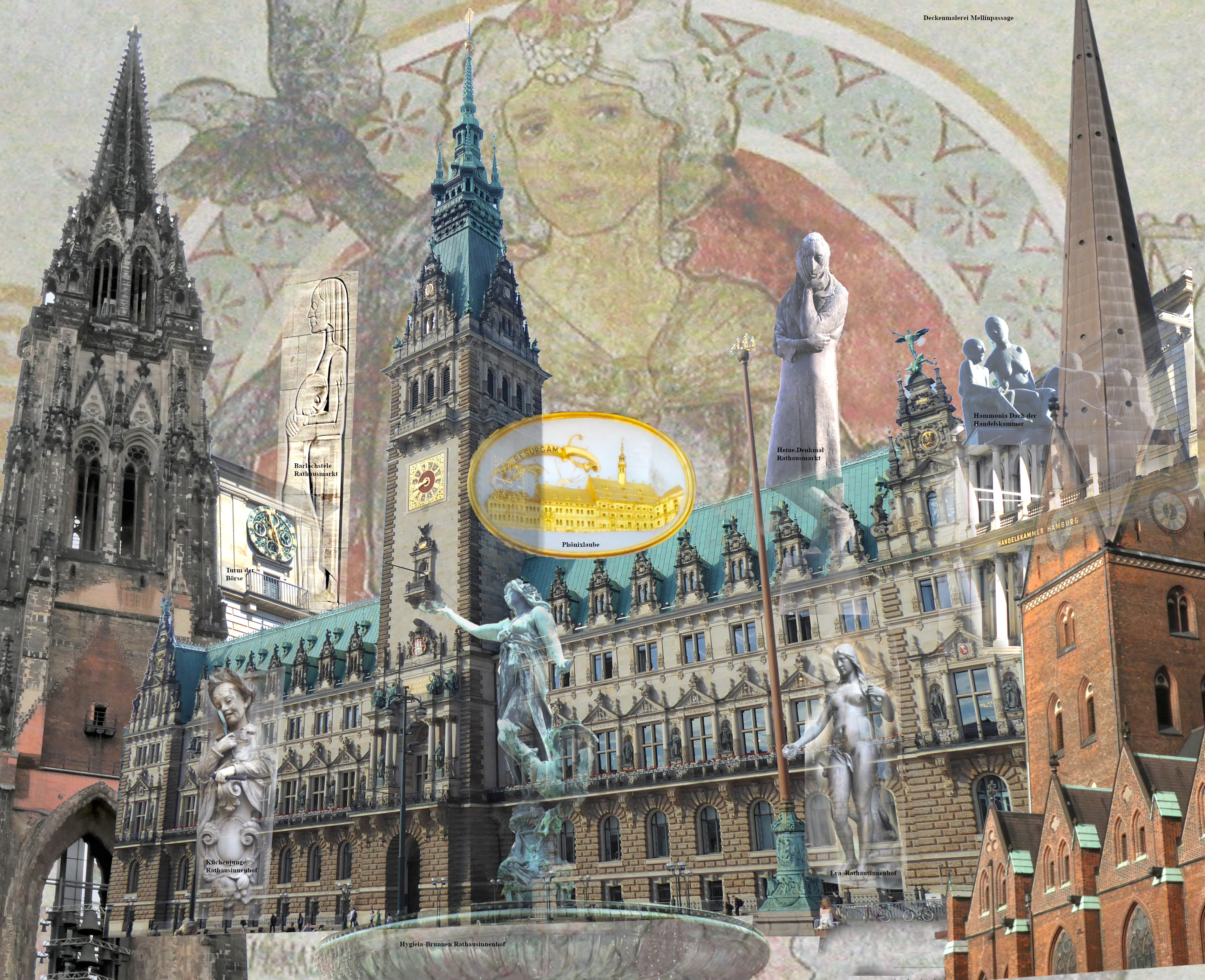 Collage Rathaus